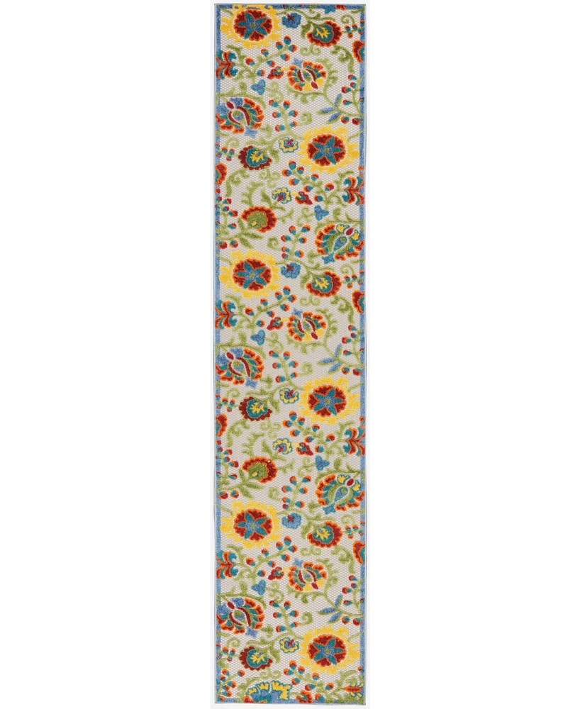 Nourison Home Aloha ALH17 2'3" x 12' Runner Rug