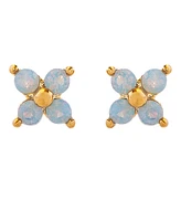 Girls Crew Teeny Tiny Blue Blossom Stud Earrings