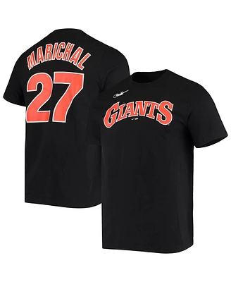 Men's Nike Juan Marichal Black San Francisco Giants Name & Number T-shirt