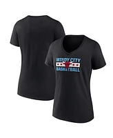 Women's Fanatics Black Chicago Bulls Hometown Collection T-shirt