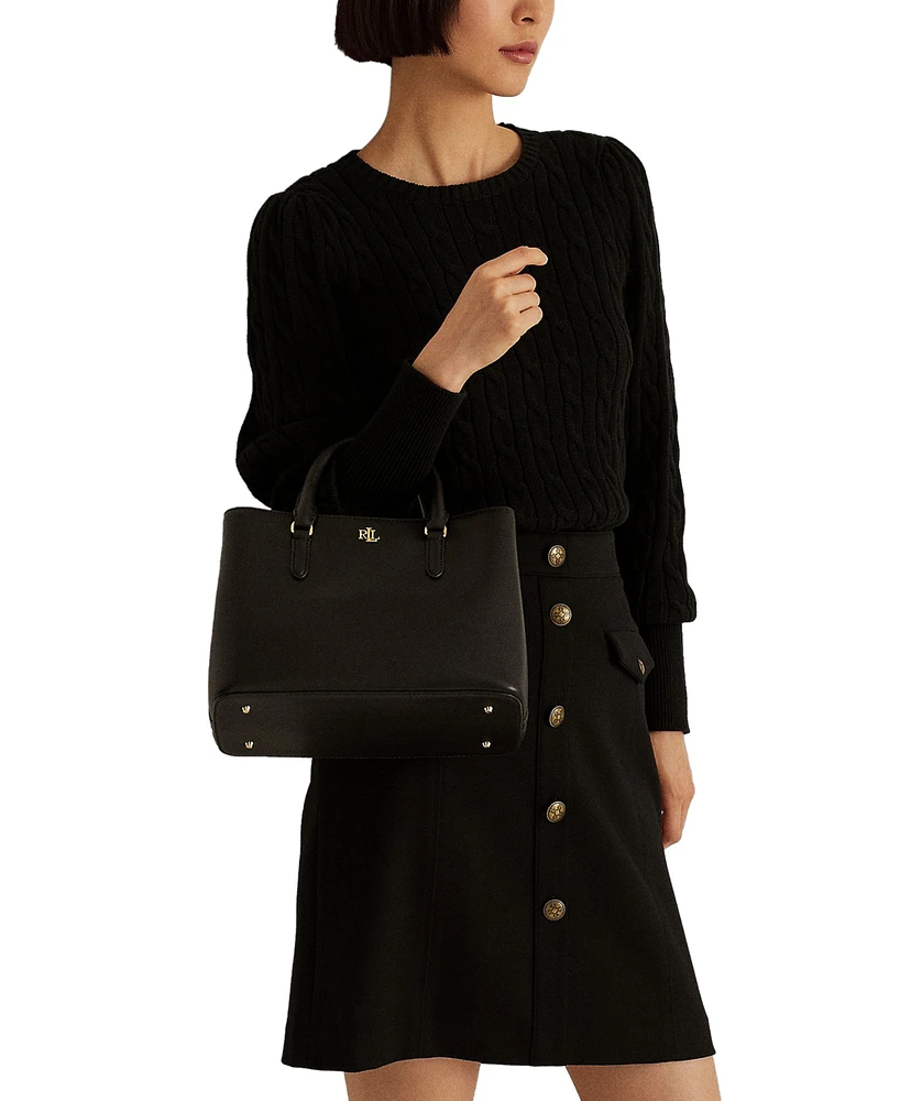 Leather Small Marcy Satchel