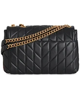 Karl Lagerfeld Paris Lafayette Medium Leather Shoulder Bag