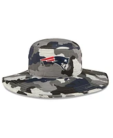 Men's New Era Camo New England Patriots 2022 Nfl Training Camp Official Panama Bucket Hat