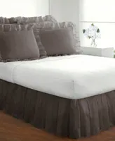 Fresh Ideas Ruffled Eyelet 14 Drop Bedskirts