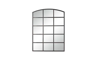 Metal Industrial Wall Mirror, 36" x 1" x 48"