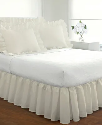 Fresh Ideas Ruffled Poplin Bedskirt