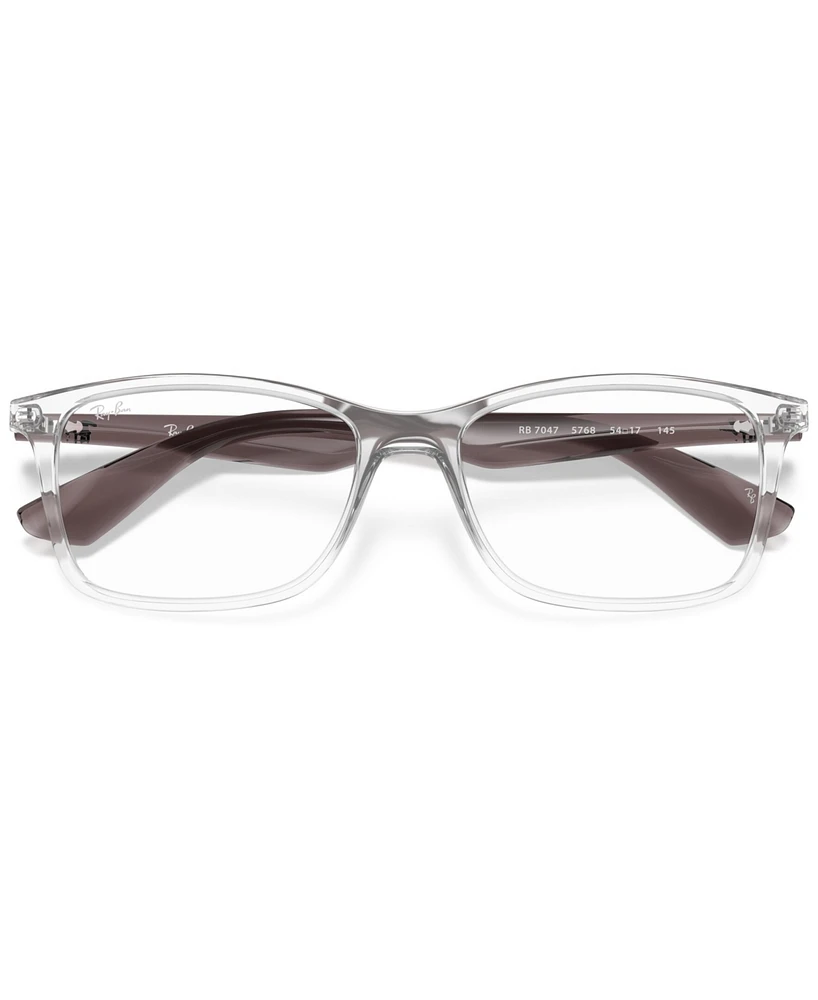 Ray-Ban RB7047 Unisex Square Eyeglasses