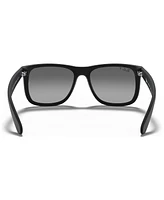 Ray-Ban Unisex Polarized Low Bridge Fit Sunglasses, RB4165F Justin Classic