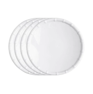 Q Squared Melamine Zen Bamboo 9" Salad Plates, Set of 4