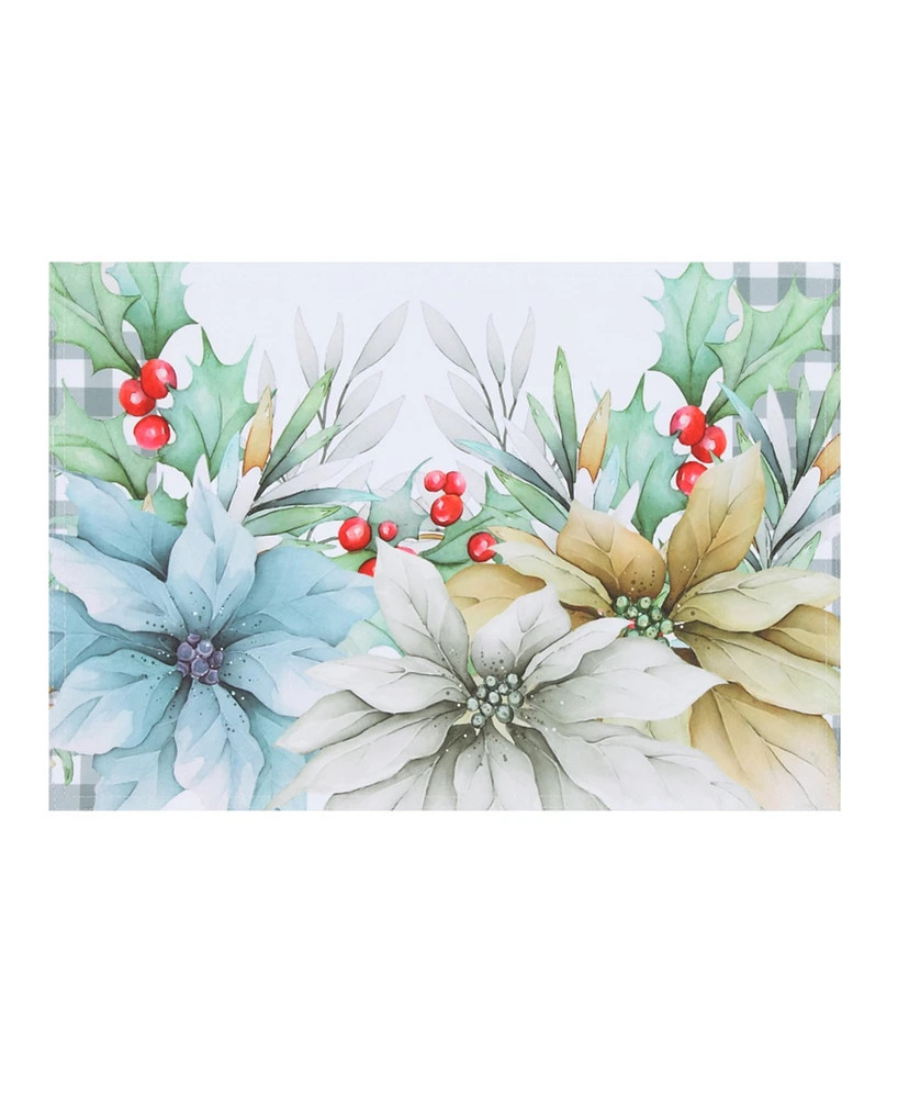 Laural Home Glad Tidings Set of 4 Placemats, 13" x 19"