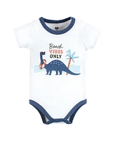 Hudson Baby Boys Cotton Bodysuit, Shorts and Shoe Set
