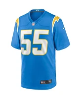 Men's Nike Junior Seau Powder Blue Los Angeles Chargers Game Retired Player Jersey