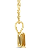 Citrine (1-5/8 ct.t.w) Pendant Necklace in 14K Gold
