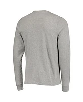Men's '47 Brand Heathered Gray Los Angeles Rams Arch Super Rival Long Sleeve T-shirt