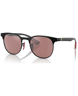 Ray-Ban RB8327M Scuderia Ferrari Collection 53 Unisex Polarized Sunglasses