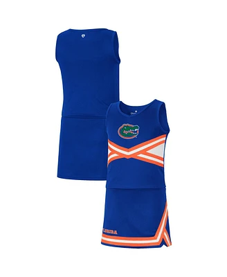 Big Girls Colosseum Royal Florida Gators Carousel Cheerleader Set