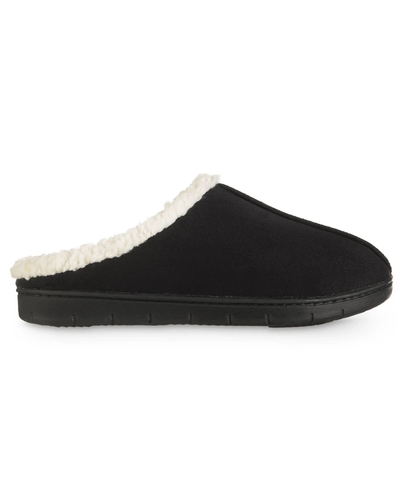 Isotoner Signature Women's Microsuede Rory hoodback Comfort Slippers