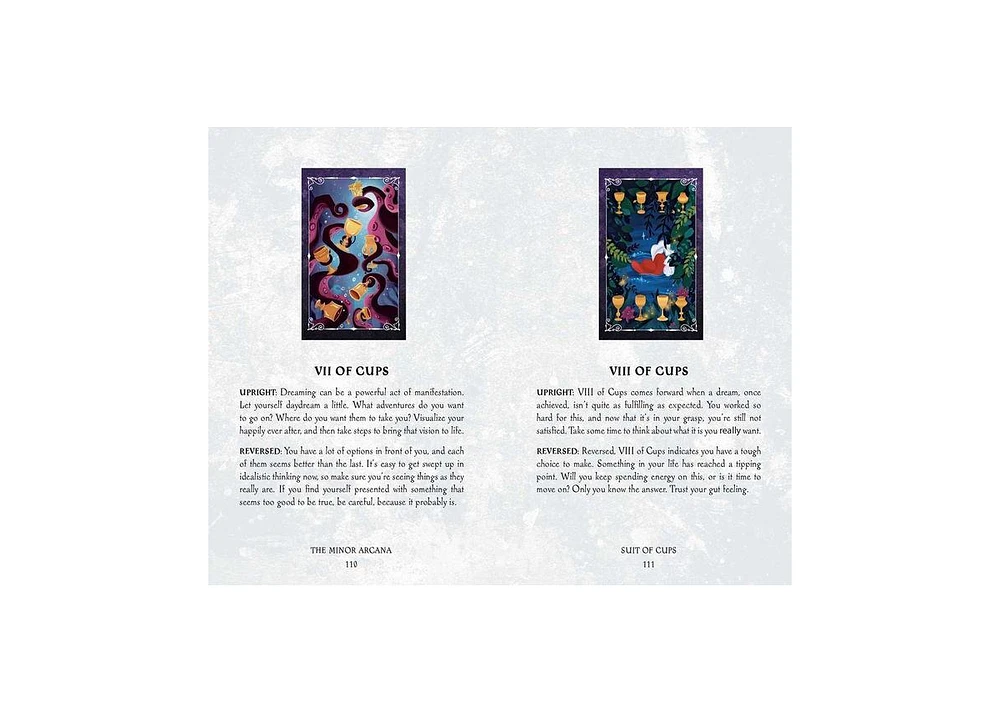 Disney Villains Tarot Deck and Guidebook Movie Tarot Deck Pop Culture Tarot by Minerva Siegel