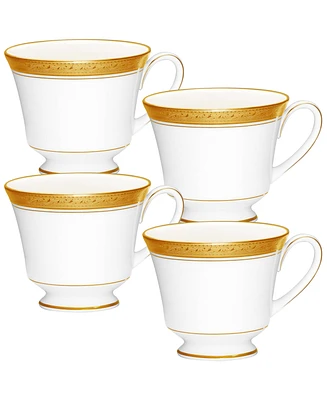 Noritake Crestwood Gold Set of 4 Cups, Service For 4