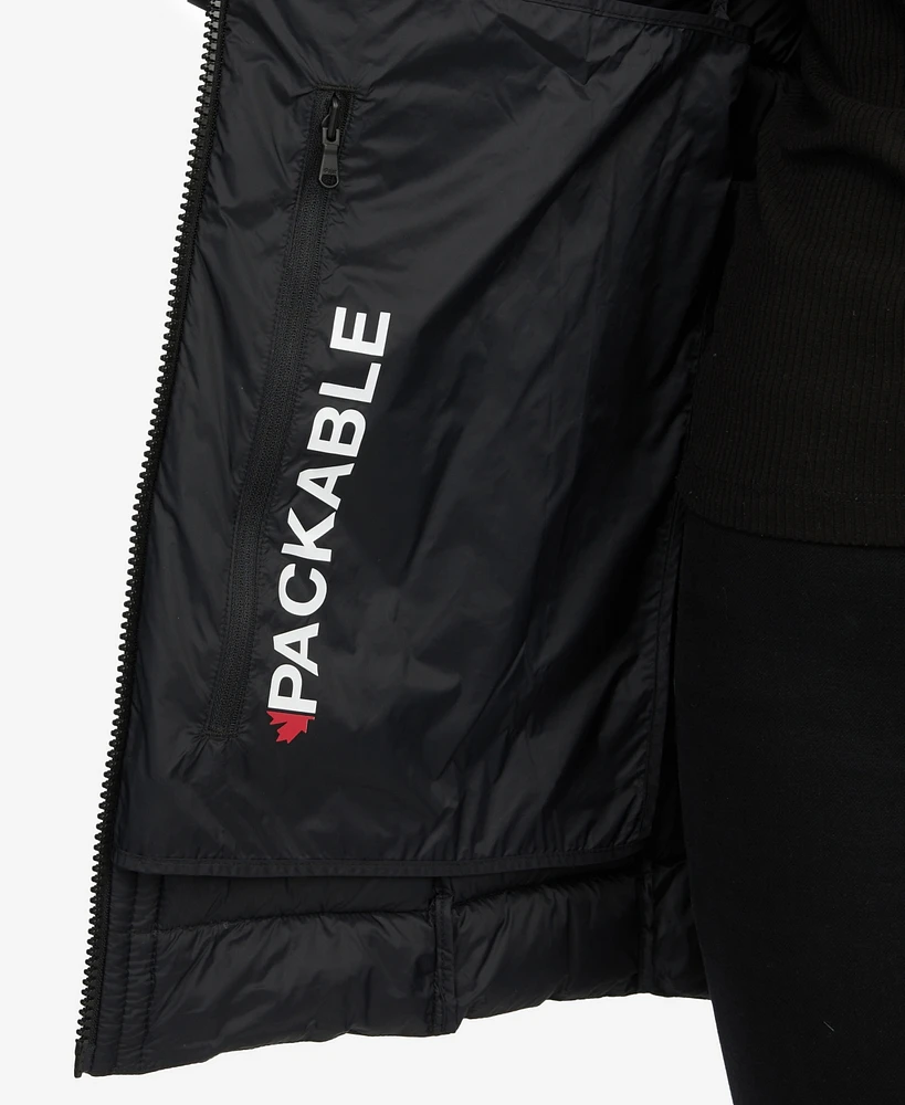 Pajar Women' Lyvien Packable Light Weight Puffer Coat with Fixed Hood