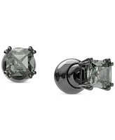 Swarovski Black-Tone Millenia Crystal Stud Earrings