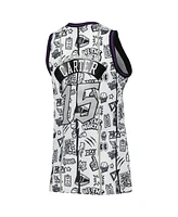 Women's Mitchell & Ness Vince Carter White Toronto Raptors 1998 Doodle Swingman Jersey