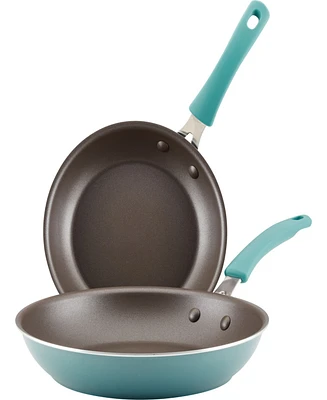 Rachael Ray Cook + Create Aluminum Nonstick Frying Pan Set