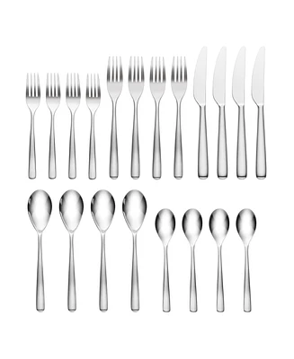 Hampton Forge Ella Satin Fade 20 Piece Set, Service for 4
