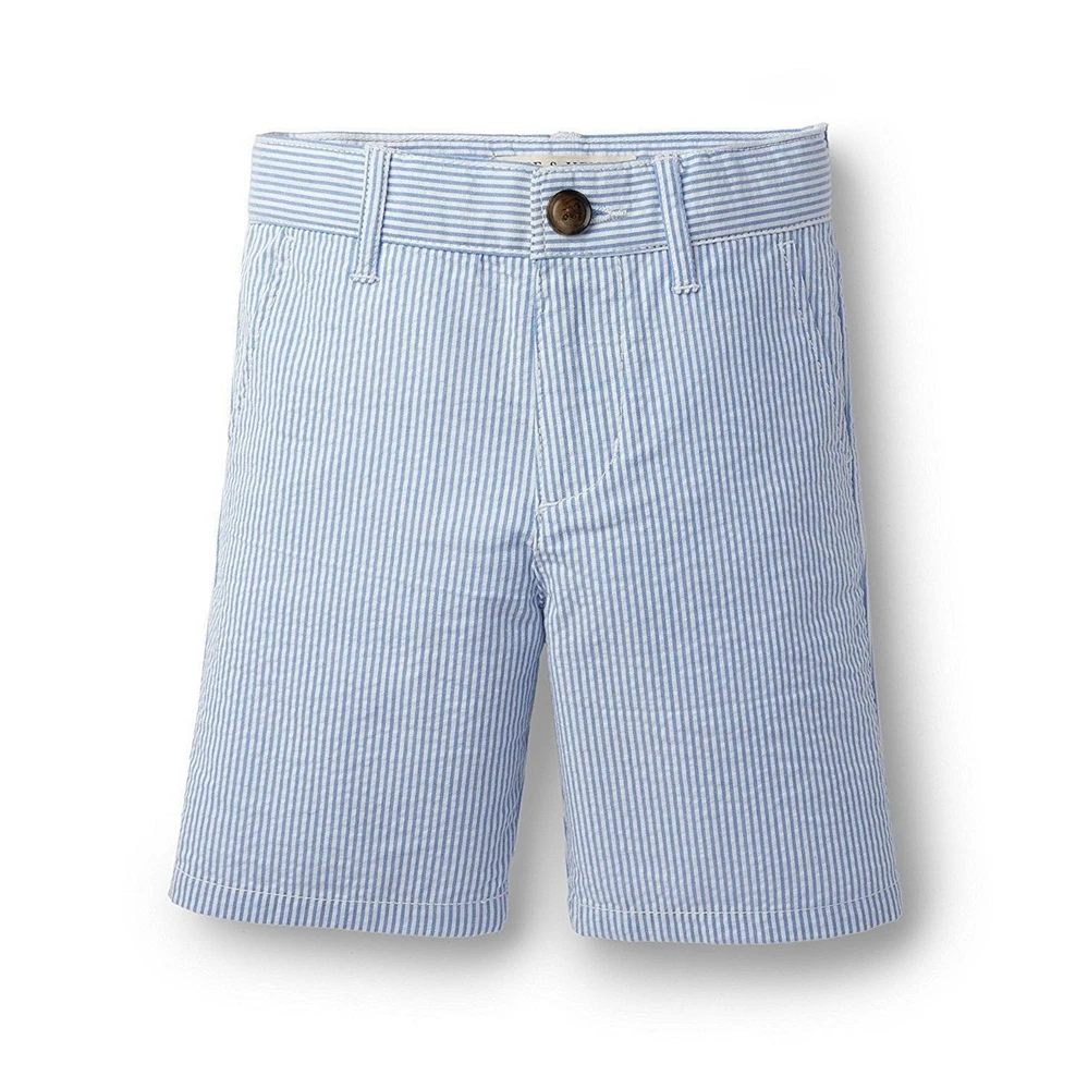 Hope & Henry Big Boys Cotton Seersucker Short