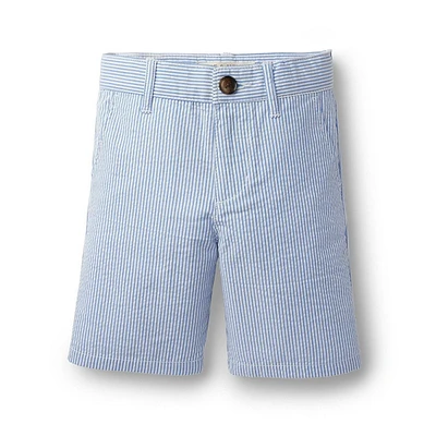 Hope & Henry Big Boys Cotton Seersucker Short
