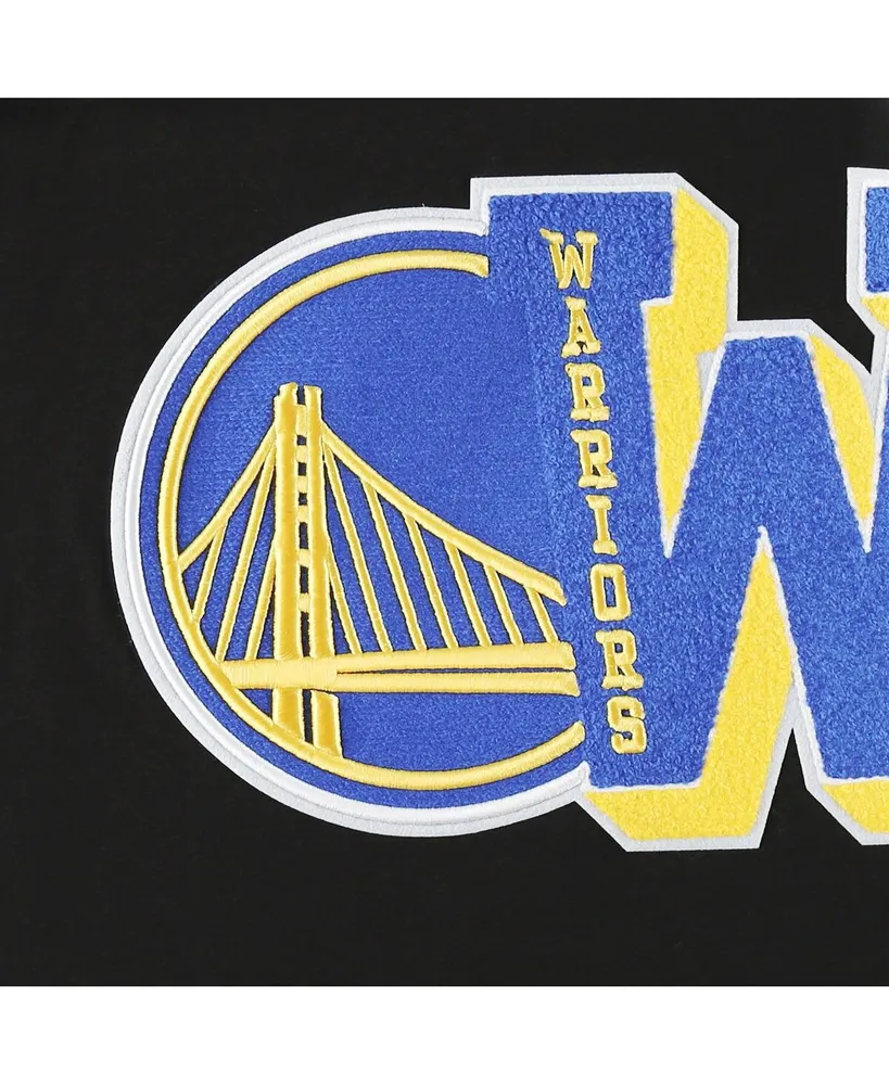 Men's Pro Standard Black Golden State Warriors Mash Up Capsule T-shirt