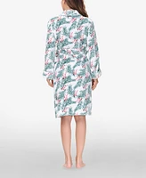 Beautyrest Women's Printed Plush Robe