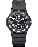 Luminox Men's Swiss Original Navy Seal Evo Series Military Dive Black Rubber Strap Watch 43mm