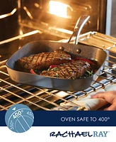Rachael Ray Cook + Create Hard Anodized Nonstick Deep Grill Pan, 11"