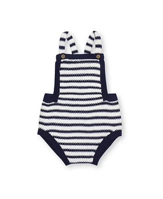 Hope & Henry Baby Boys Overall Sweater Romper
