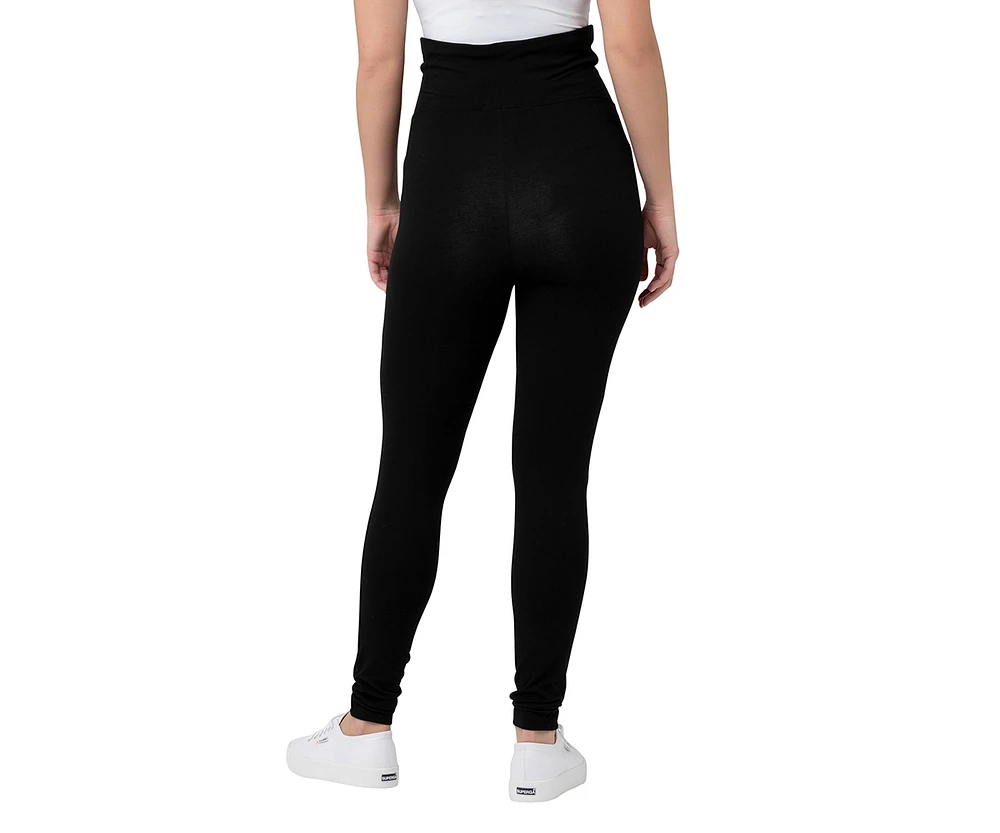 Maternity Organic Over Bump Legging Black