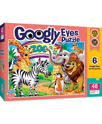 Googly Eyes - Zoo Animals 48 Piece Jigsaw Puzzle