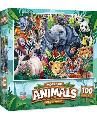 Masterpieces World of Animals - Safari Friends 100 Piece Jigsaw Puzzle