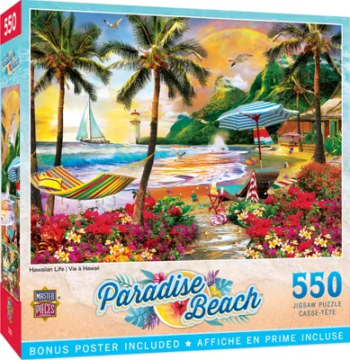Paradise Beach - Hawaiian Life 500 Piece Jigsaw Puzzle