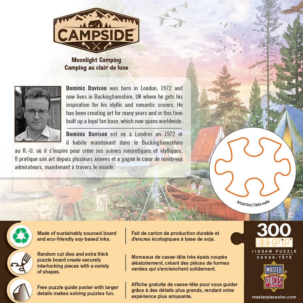 MasterPieces Campside - Moonlight Camping 300 Piece Ez Grip Puzzle