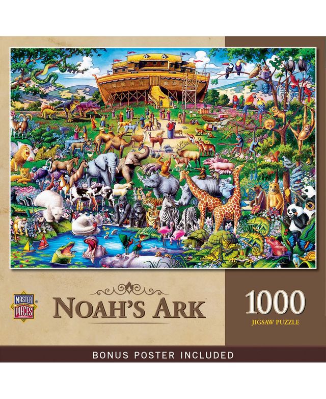 MasterPieces Noah's Ark - 1000 Piece Jigsaw Puzzle for Adults