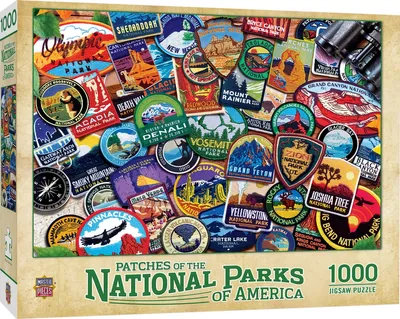 MasterPieces Patches of the National Parks 1000 Piece Jigsaw Puzzle