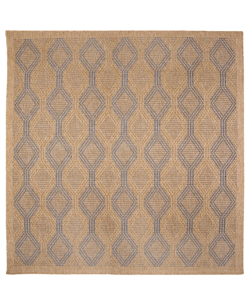 Liora Manne' Sahara Links 7'10" x Square Outdoor Area Rug