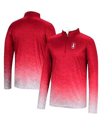 Men's Colosseum Cardinal Stanford Cardinal Walter Quarter-Zip Windshirt