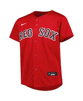 Big Boys and Girls Nike Trevor Story Red Boston Red Sox Alternate Replica Player Jersey