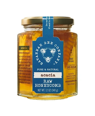 Savannah Bee Company Acacia Raw Honeycomb Jar