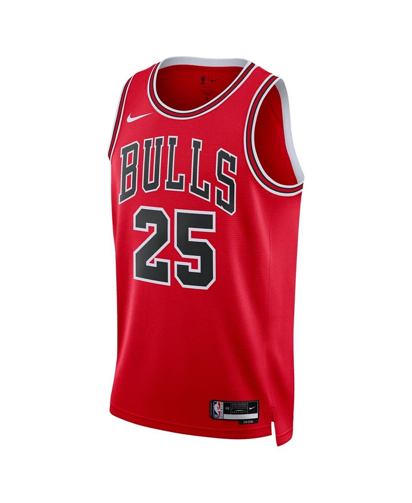 Men's and Women's Nike Dalen Terry Red Chicago Bulls 2022 Nba Draft First Round Pick Swingman Jersey - Icon Edition