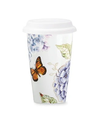 Lenox Butterfly Meadow Blue Thermal Travel Mug