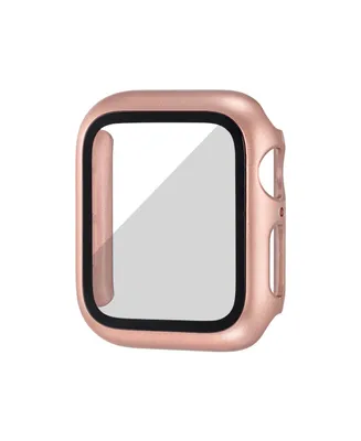 WITHit Rose Gold-Tone Protective Glass with Integrated Protective Case designed for 45mm Apple Watch