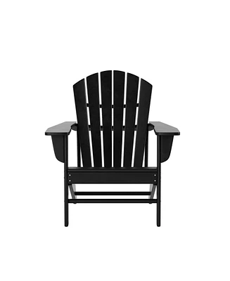 All-Weather Contoured Outdoor Poly Adirondack Chair